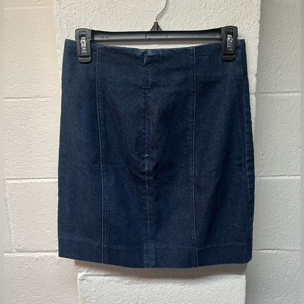 ASOS Denim Skirt in Dark Blue. Size 6 - Picture 3 of 5